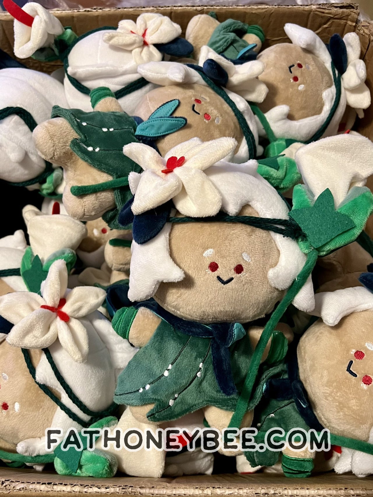 white lily cookie cookie run Cookie Run White Lily Cookie 20cm Plush Doll – FATHONEYBEE