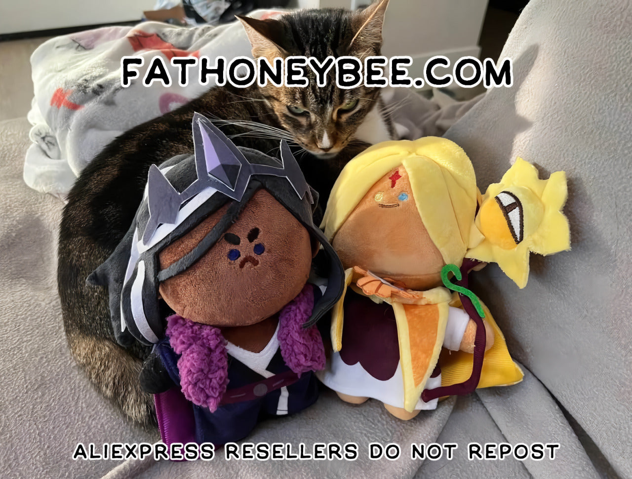 Cookie Run Dark Cacao Pure Vanilla 20cm Plush Doll