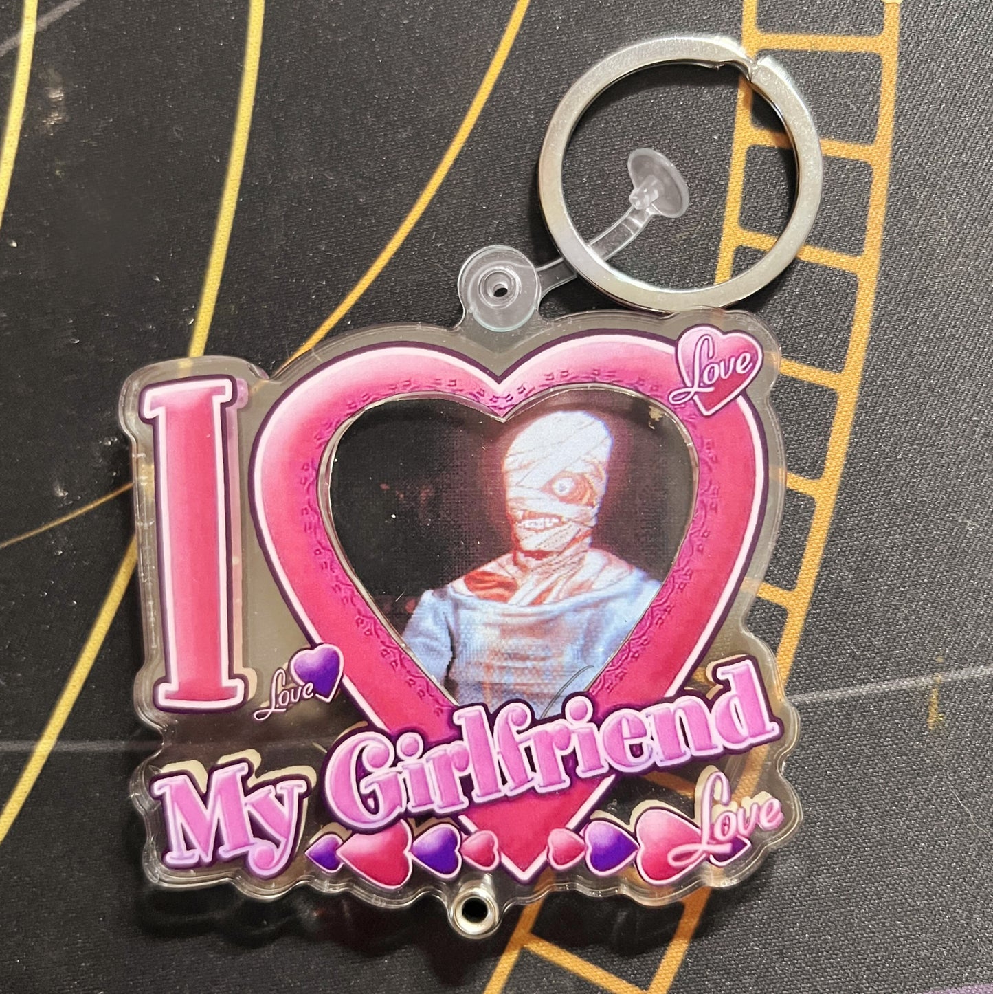 Customizable "I 🩷My Girlfriend" Keychains