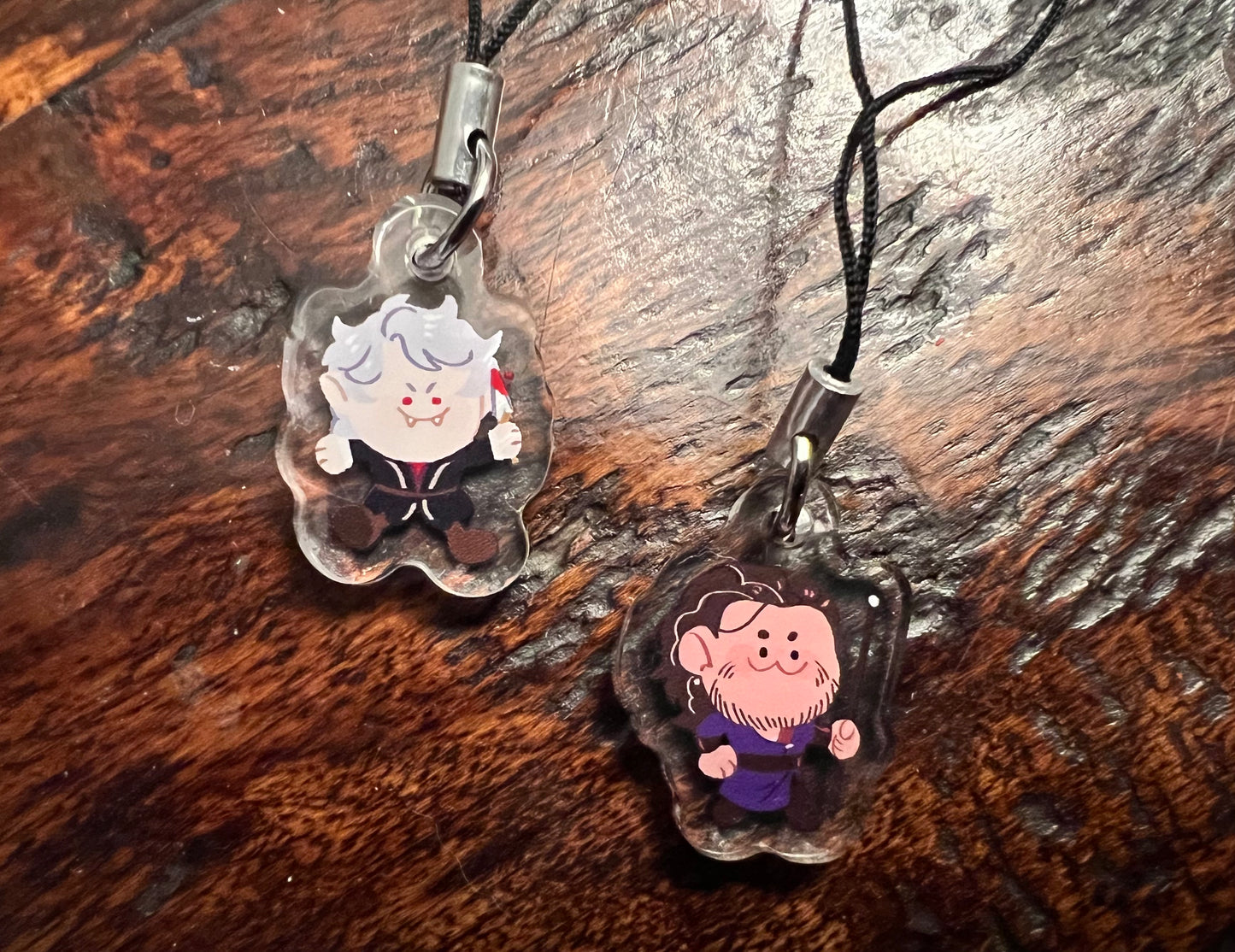 Baldur's Gate Astarion & Gale Mini Phone Charms