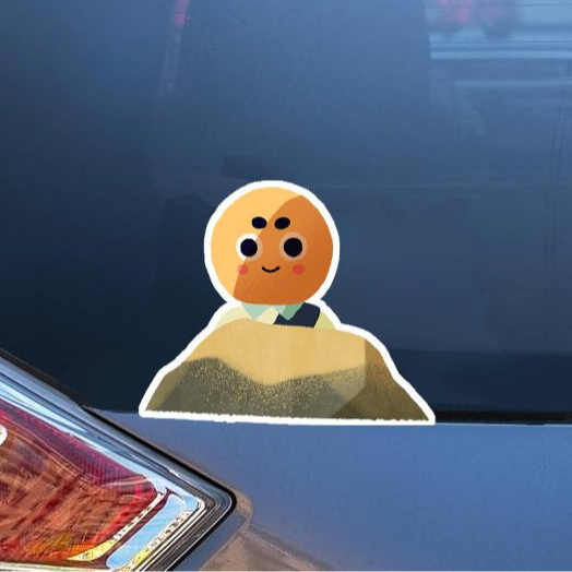 PEAK 4" Looker Peeker Sticker