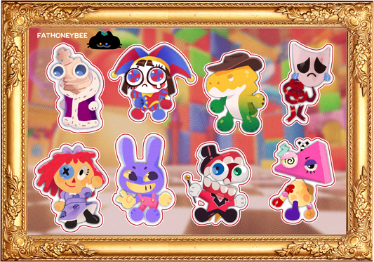 !!PREORDER!! THE AMAZING DIGITAL CIRCUS A5 Stickersheet