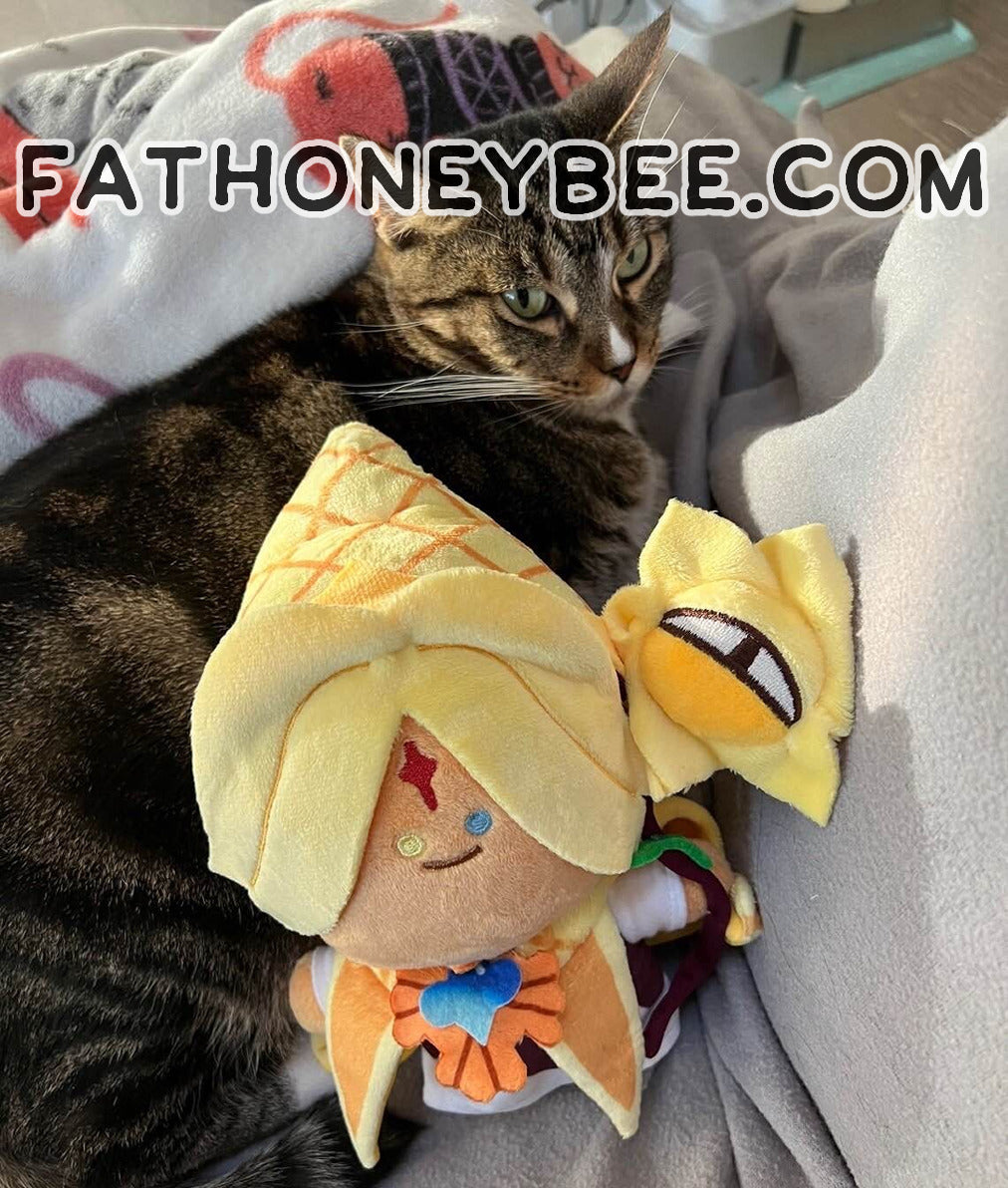 Cookie Run Dark Cacao Pure Vanilla 20cm Plush Doll