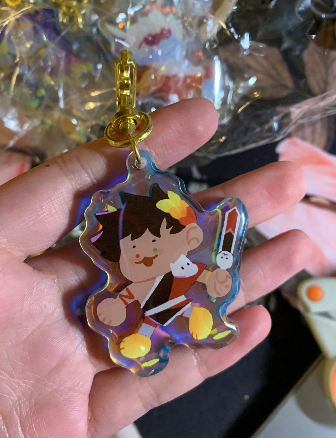 Hades Game 2" Holographic Charms