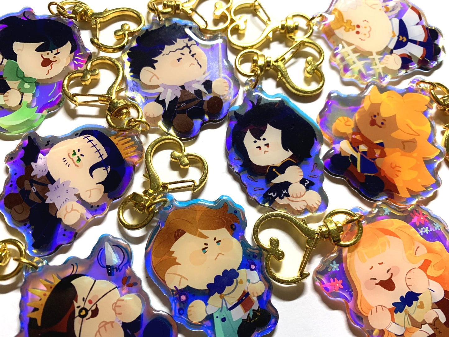 Black Clover 2" Holographic Charms