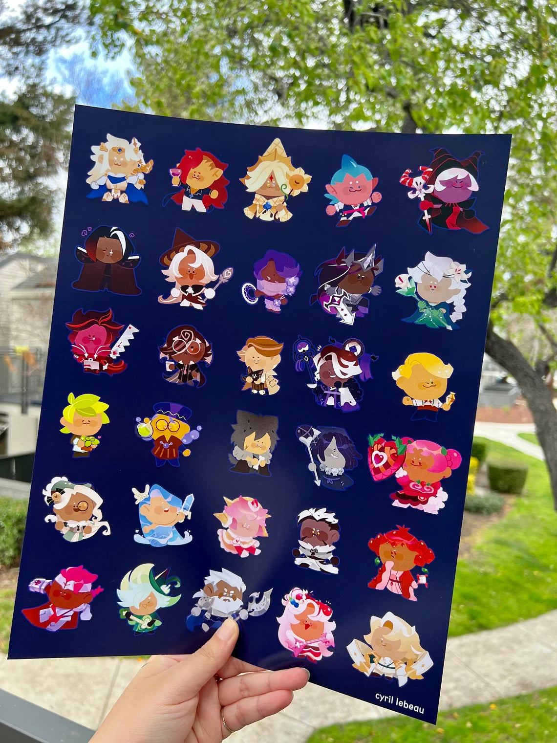 Cookie Run Little Guys 11x14 Art Print