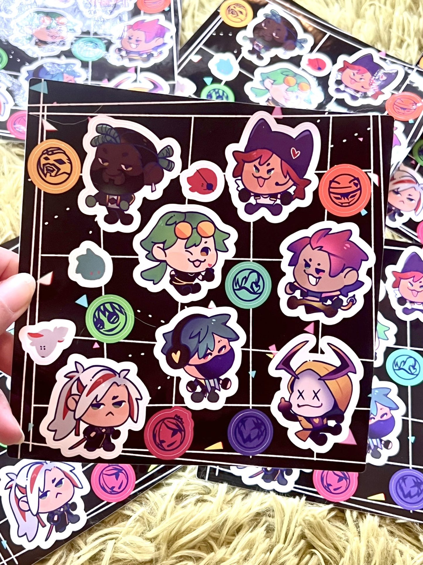 League of Legends HEARTSTEEL 6x6 Stickersheet
