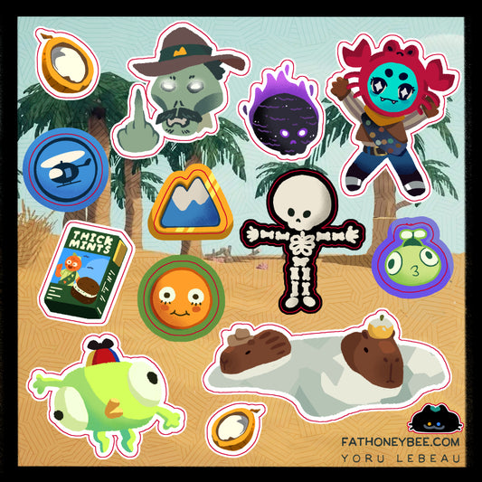 PEAK 6x4 Stickersheet