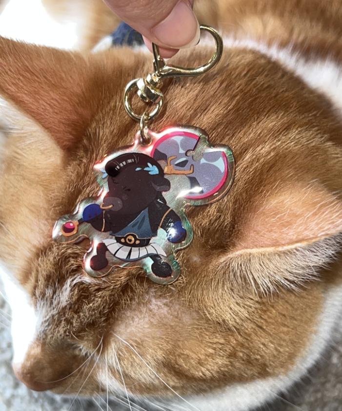 Hades Game 2" Holographic Charms