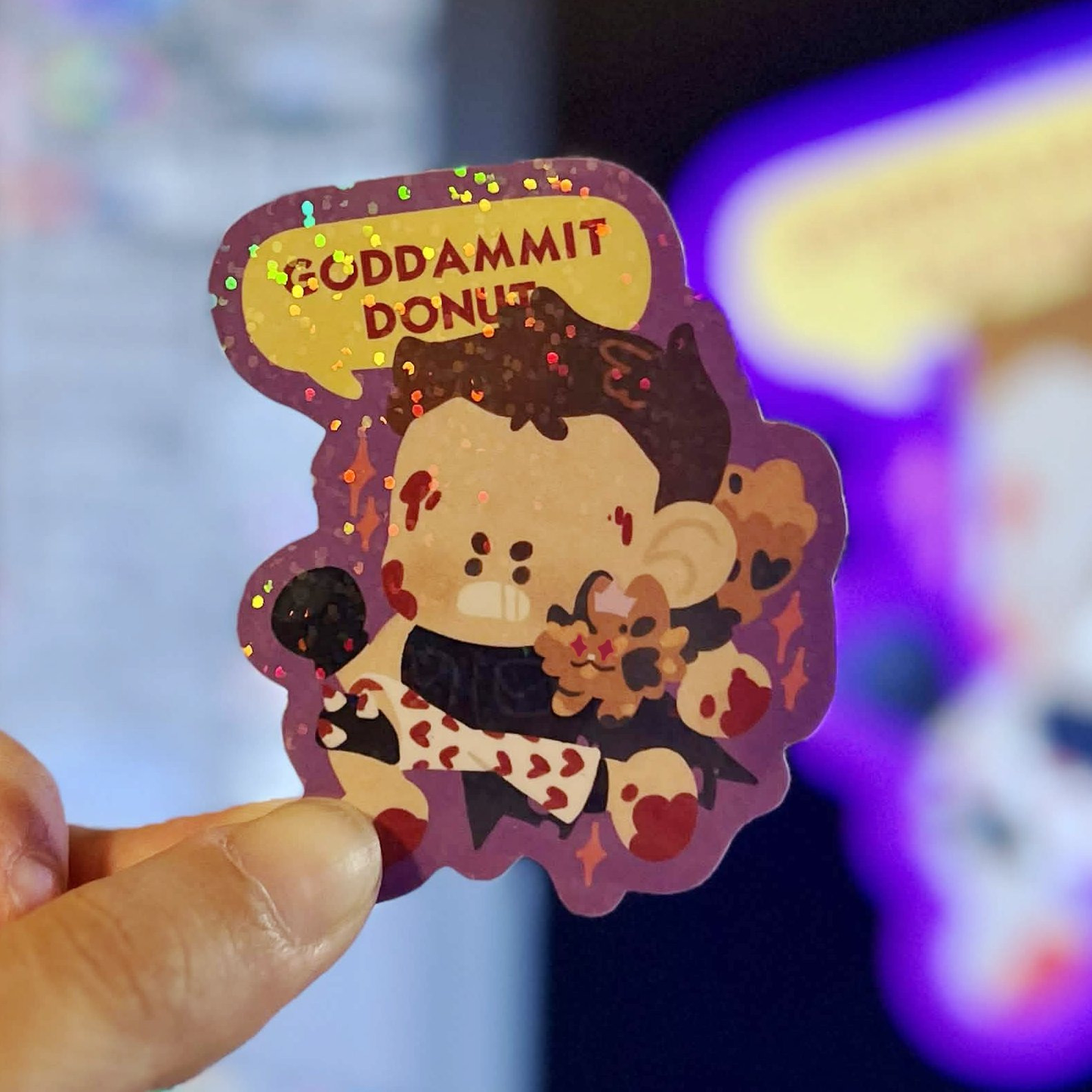 Dungeon Crawler Carl 3” Holographic Sticker