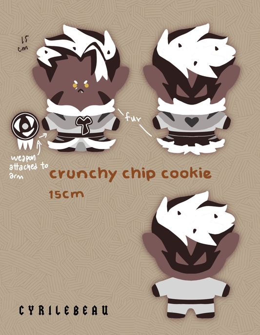 (EARLY BIRD PREORDER❗️) Cookie Run Crunchy Chip Wildberry Cookie 20cm Plush Doll