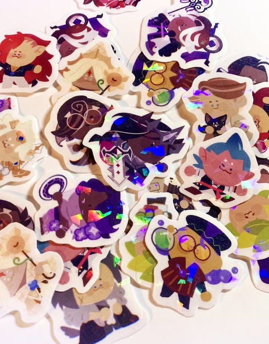 Cookie Run Mini Stickers (holographic)