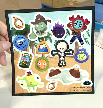 PEAK 6x4 Stickersheet
