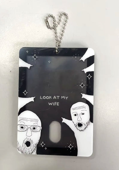!!PREORDER!!! Wojack Pointing Photocard Holder Keychain