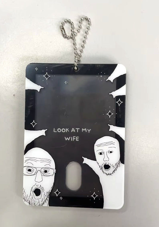 !!PREORDER!!! Wojack Pointing Photocard Holder Keychain