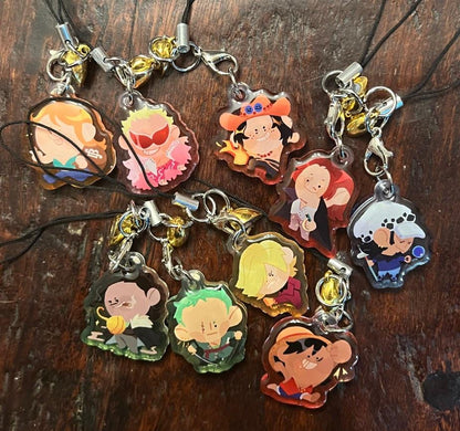 ONE PIECE Connecting Mini Phone Charms