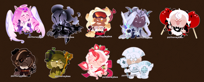 Cookie Run Mini Chibi Stickers
