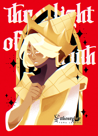 Cookie Run Pure Vanilla A3 Art Print