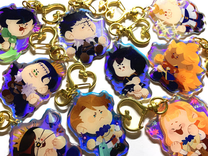 Black Clover 2" Holographic Charms