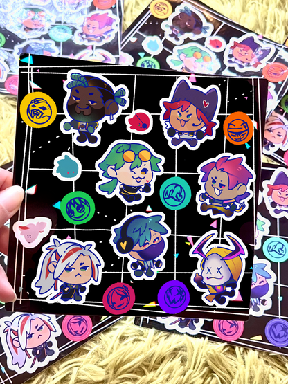 League of Legends HEARTSTEEL 6x6 Stickersheet