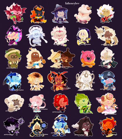 Cookie Run Mini Chibi Stickers