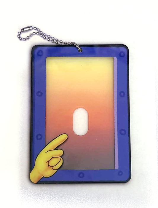 !!PREORDER!! Spongebob Pointing Photocard Holder Keychain