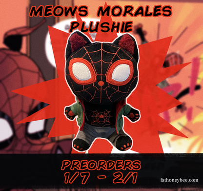 Meows Morales 20cm Plush Doll