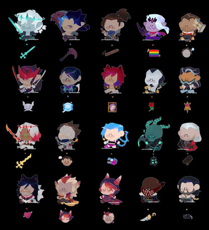 League of Legends 2" & 1" Running Charms