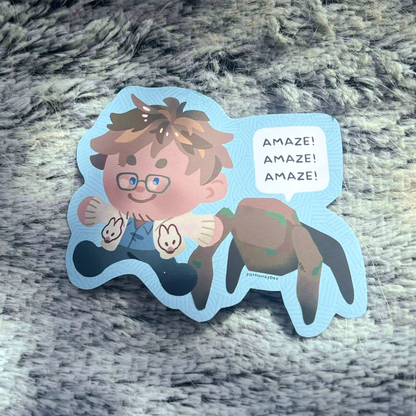 Project Hail Mary Ryland Grace & Rocky 3" Die Cut Sticker
